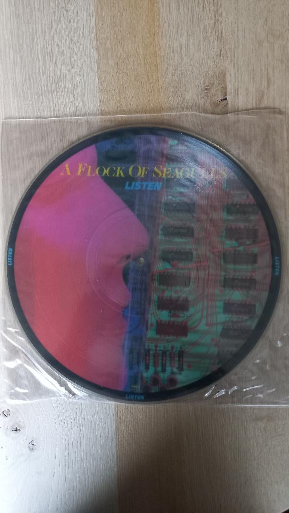 a flock of seaguls    listen ( picture disc )limited edition, Cd's en Dvd's, Vinyl | Pop, Ophalen of Verzenden, Zo goed als nieuw