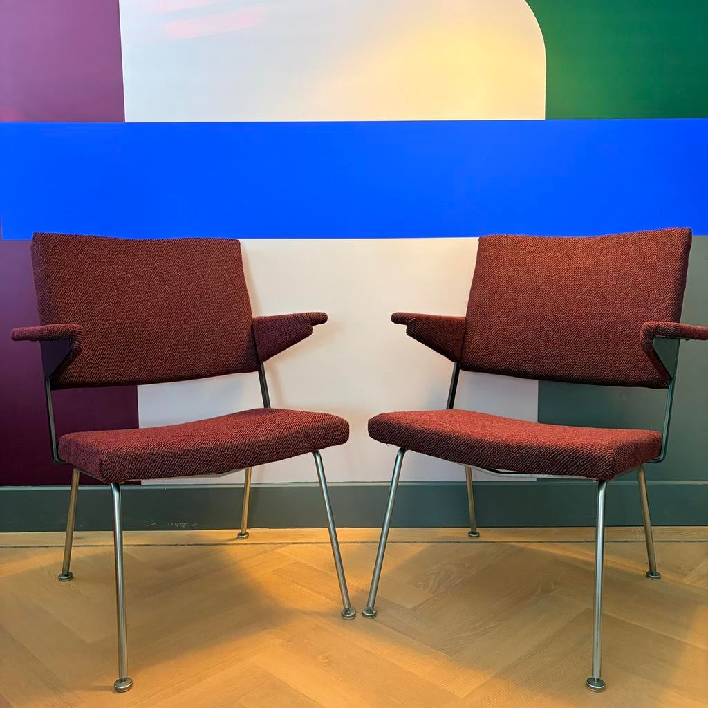 Vintage set Gispen Cordemeyer, model 164, Ophalen, Gebruikt, Twee, Overige kleuren