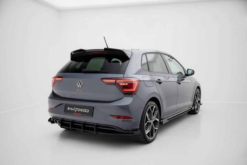 Race Voorlip sidekskirts diffuser - VW Polo MK6 GTI 21+, Ophalen of Verzenden