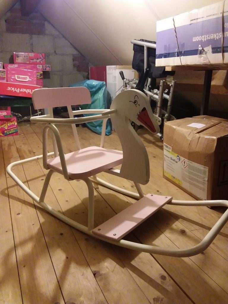 Tk schommelgans, Ophalen, Campingkast