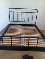 Ikea bed 160x200, Tweepersoons, Ophalen of Verzenden, Metaal, Grijs