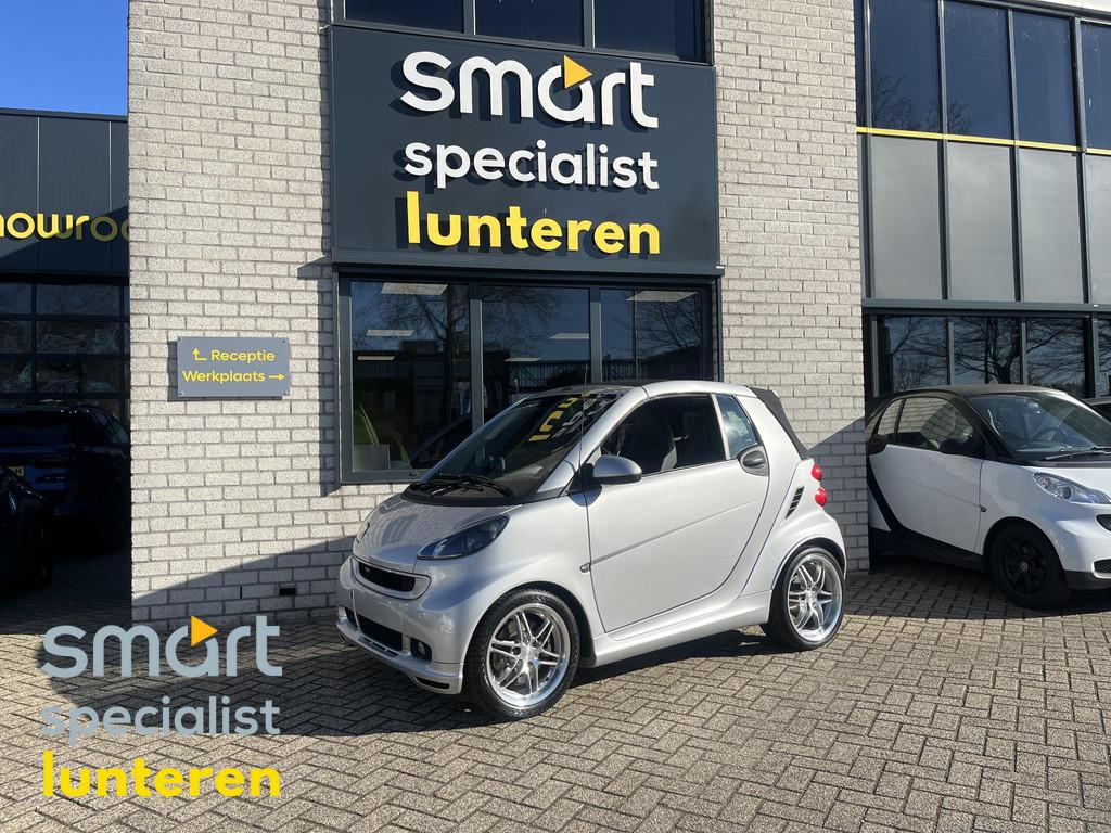 smart fortwo cabrio BRABUS 1.0 turbo Lage km stand, Auto's, Smart, Automaat, Euro 5, Achterwielaandrijving, Gebruikt