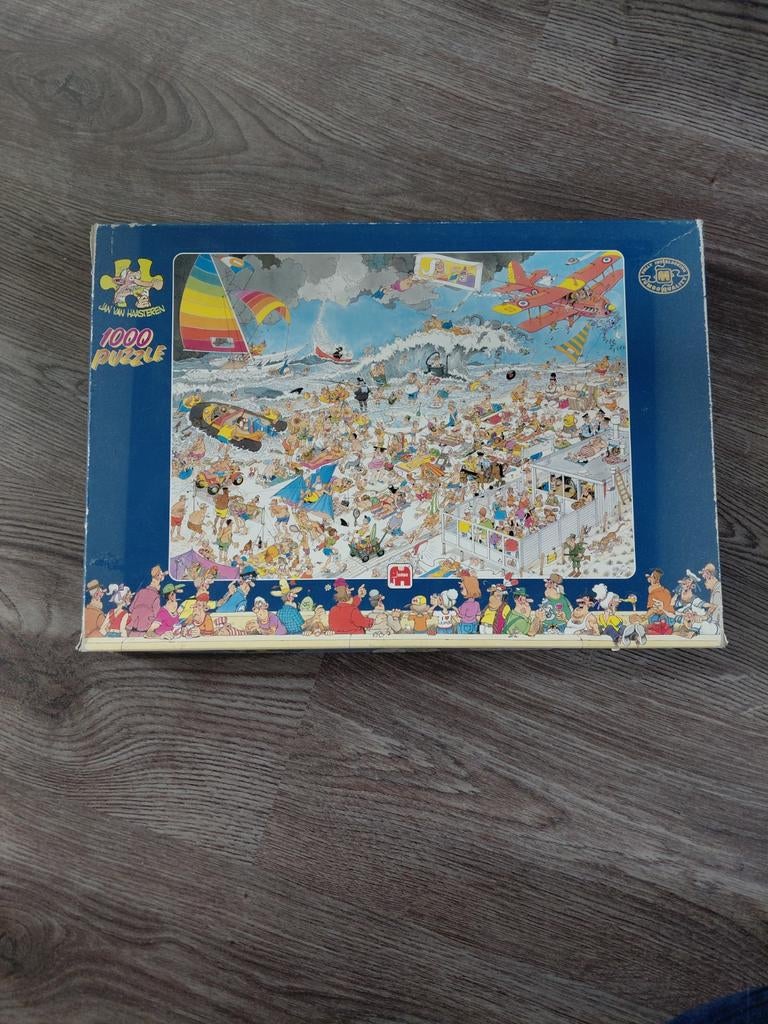 Jan van Haasteren puzzel 1000 stukjes - Op het strand, Ophalen