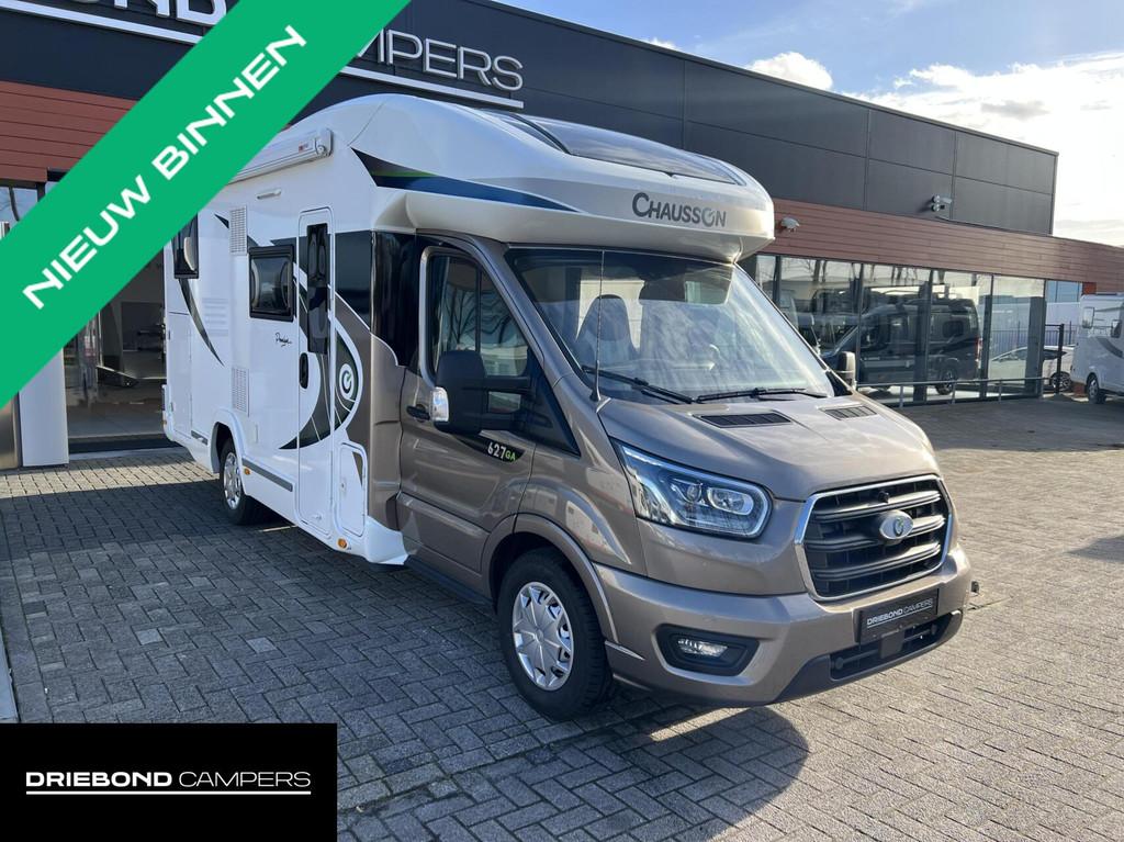 Chausson 627GA Premium 170PK Automaat Enkele Bedden Hefbed 2, Automaat, Airconditioning, Airbags, Diesel