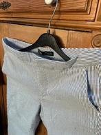 ZARA Broek zomer, dunne stof, fijn blauw/wit streepje mt 34, Ophalen of Verzenden, Zo goed als nieuw, Blauw, Badpak