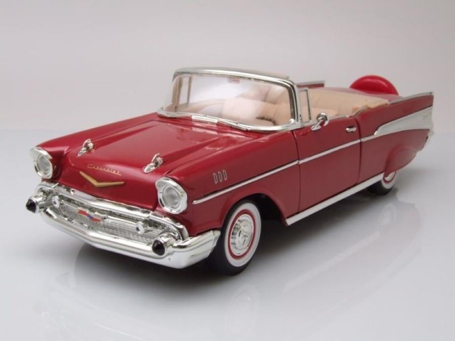 Chevrolet Bel Air Convertible 1957, 1/18, Lucky Diecast, Overige merken, Auto, ., Nieuw