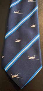 KLM stropdas Helikopters blauw-wit gestreept, Ophalen of Verzenden, Nieuw, Gebruiksvoorwerp