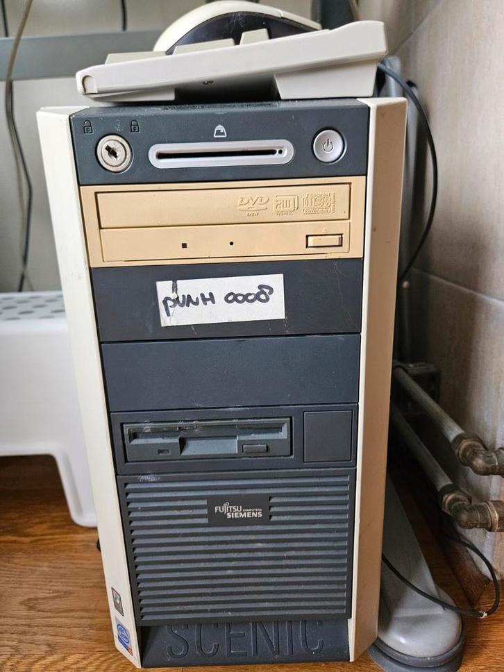Fujitsu Siemens Scenic Computer met Toetsenbord en Muis, Computers en Software, Desktop Pc's, Gebruikt, Onbekend, HDD, Minder dan 4 GB