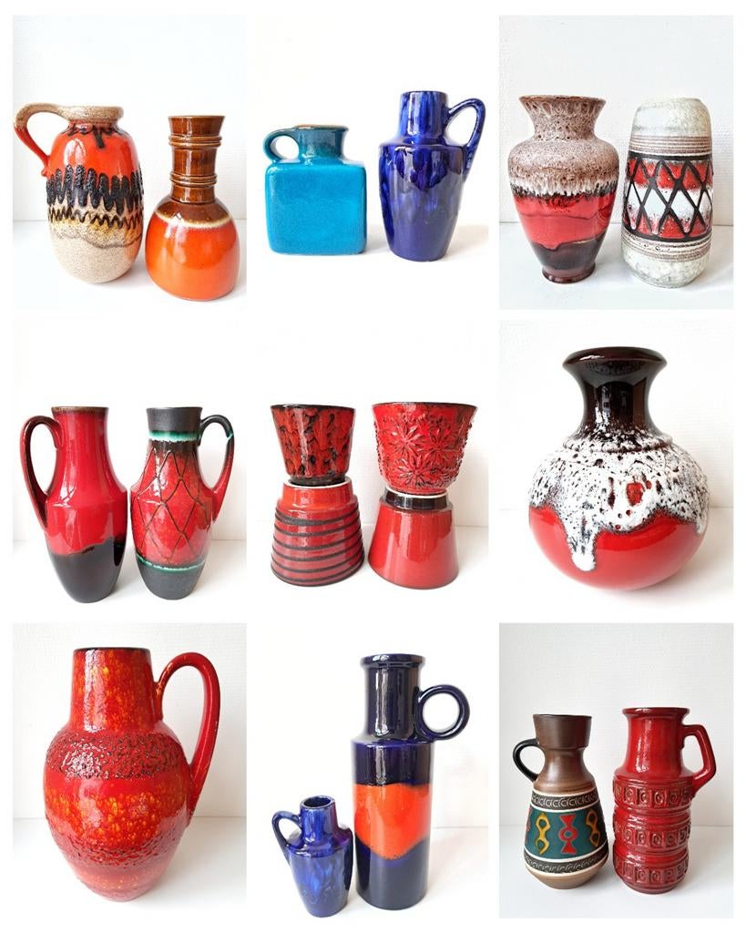 Vintage W.Germany Vazen., Ophalen of Verzenden