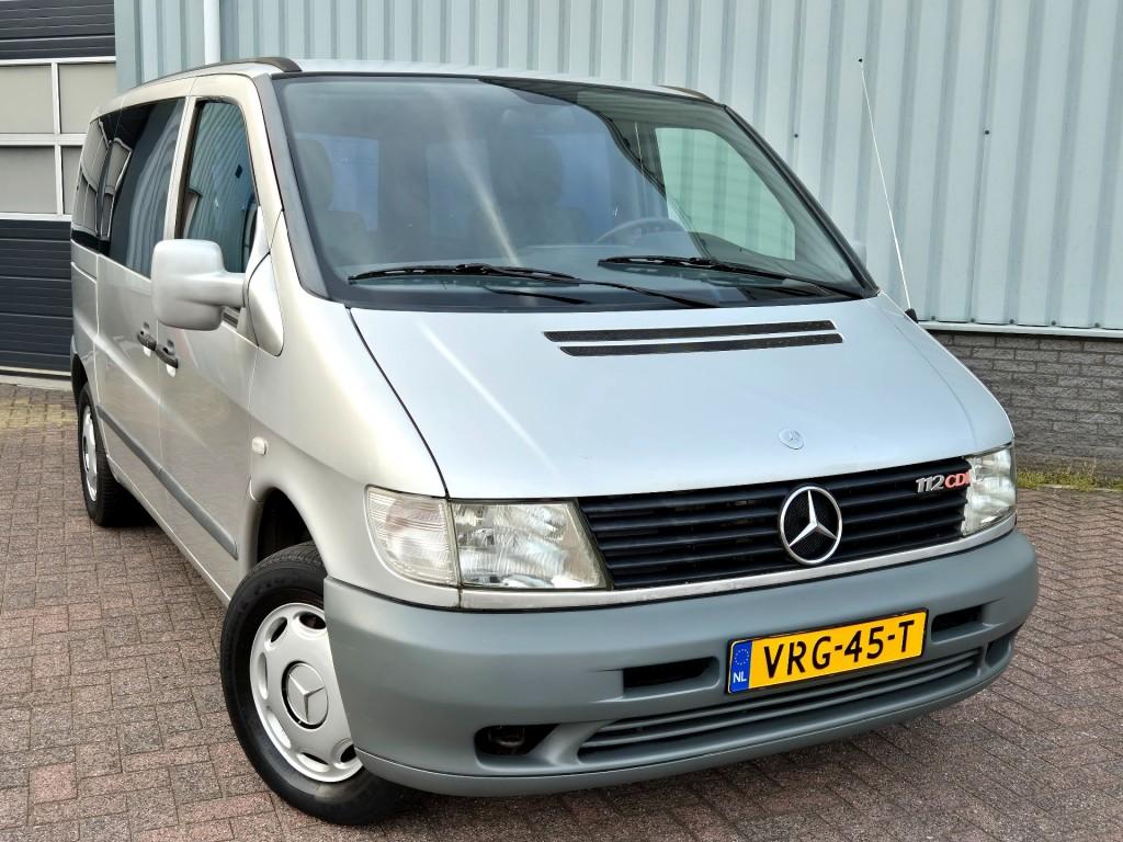 Mercedes-benz VITO 112 CDI Airco Nieuwe APK, Auto's, Mercedes-Benz, Bedrijf, 2 stoelen, Zilver of Grijs