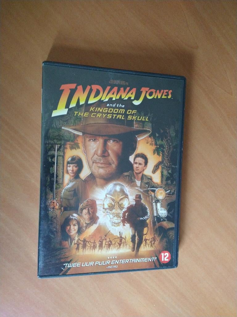 DVD Indiana Jones and the Kingdom of the Crystal Skull, Vanaf 12 jaar, Ophalen of Verzenden, Zo goed als nieuw