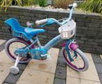 16 inch  *Frozen💧 prinsesje.s fietsje .👱‍♀️👱‍♀️👱‍♀️👱‍♀️, Ophalen, Zo goed als nieuw, 16 inch