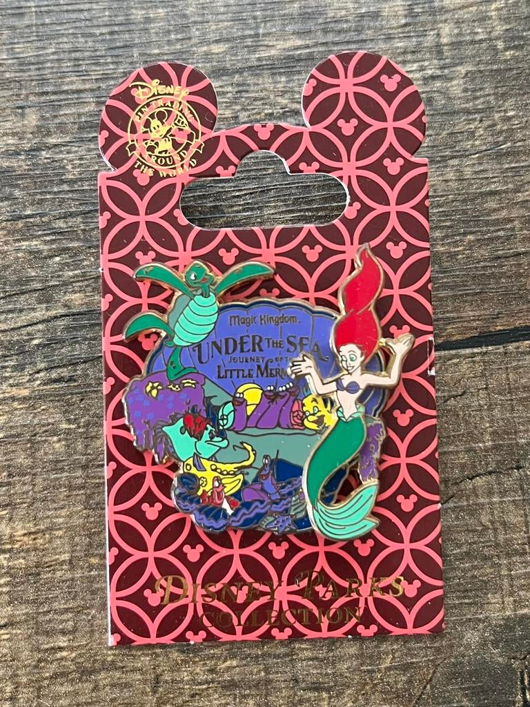 Disney pin Little Mermaid Ariel, Ophalen of Verzenden, Zo goed als nieuw, Minder dan 4 cm, Overige materialen