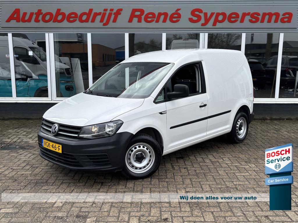Volkswagen Caddy 2.0 TDI L1H1 BMT Economy Business | Trekhaa, Stof, Gebruikt, Volkswagen, Wit