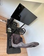 Playseat + Logitech G920 + Xbox Series X + 43" QLED + Stand, Spelcomputers en Games, Spelcomputers | Xbox | Accessoires, Ophalen