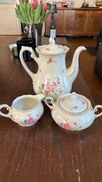 Mosa aardewerk koffiekan met suiker en melk stelletje, Antiek en Kunst, Antiek | Servies compleet, Ophalen