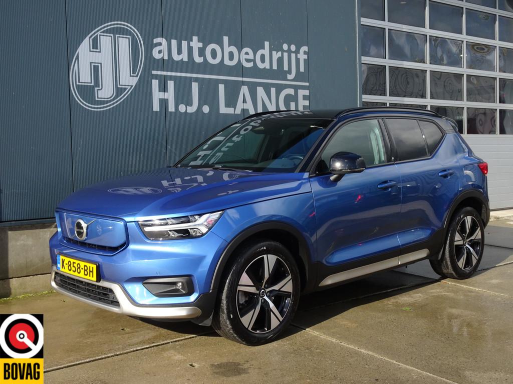 Volvo XC40 Recharge P8 AWD R-Design (bj 2020, automaat), Auto's, Volvo, Adaptive Cruise Control, Gebruikt, Blauw, Origineel Nederlands