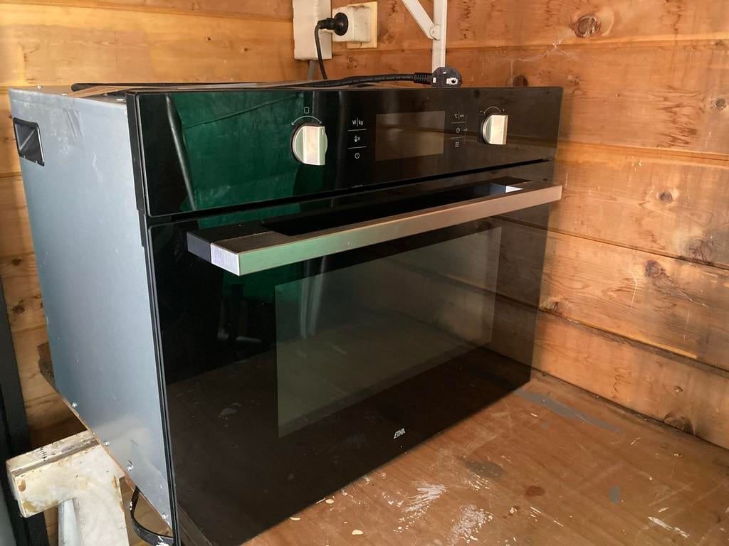 ATAG Inbouw Combi-magnetron 44 liter - Zwart, Ophalen, Minder dan 45 cm, Gebruikt, Hete lucht