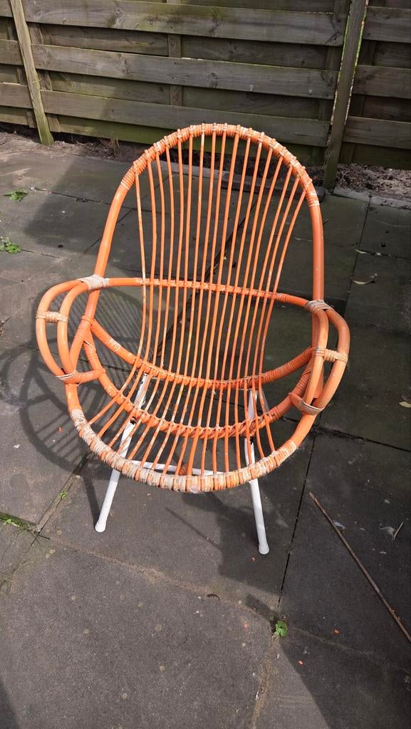 Gratis rotan kinder stoel, oranje, Kinderen en Baby's, Ophalen, Gebruikt, Overige typen