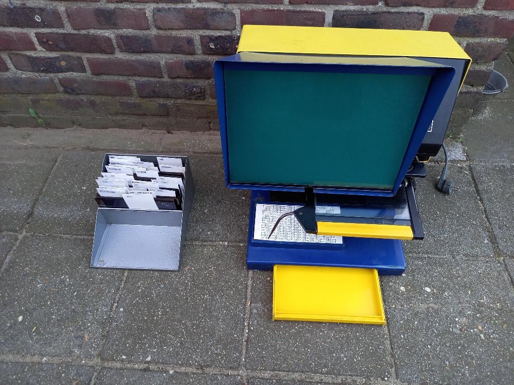 Originele Citroën Microfiche Reader + 650 (!) Microfiches, Ophalen, Gebruikt