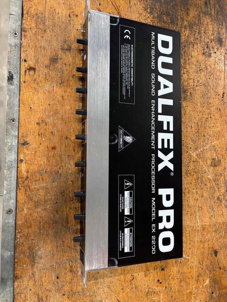 Behringer DUALFEX PRO EX 2200 Multiband Sound Processor, Muziek en Instrumenten, Effecten, Gebruikt, Overige typen, Ophalen of Verzenden