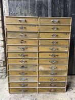 Oude Franse werkplaats ladekast, Niet ingevuld, Gebruikt, 100 tot 150 cm, 100 tot 150 cm