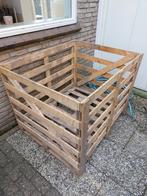 Houten palletbak, Ophalen, Gebruikt