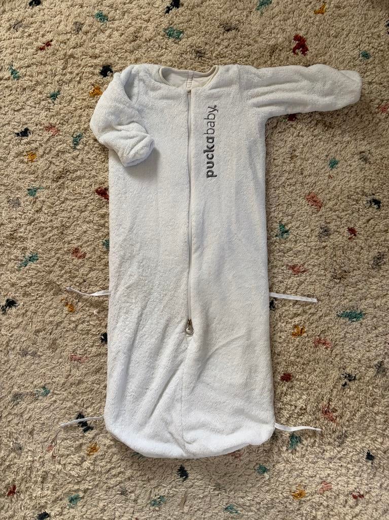 Puckababy slaapzak wit, TOG 2.0, Ophalen of Verzenden, Gebruikt, 70 tot 85 cm, Slaapzak