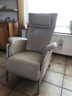Leren relaxfauteuil, Huis en Inrichting, Ophalen, 75 tot 100 cm, 50 tot 75 cm