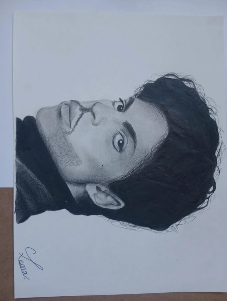 Handgetekend portret van Prince, Ophalen of Verzenden