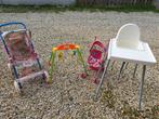 Ikea kinderstoel, buggy, babyborn wandelwagen en speelrekje, Ophalen of Verzenden, Gebruikt