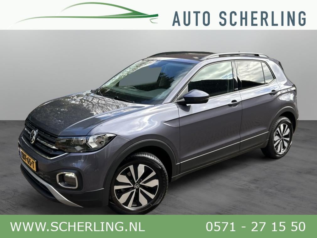 Volkswagen T-Cross 1.0 TSI 110pk Automaat Navi, Carplay, Dod, Gebruikt, Euro 6, Met garantie (alle), Bedrijf