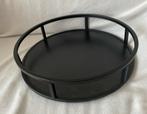 Zwart plateau, Ophalen, Zo goed als nieuw, Rond, Overige materialen