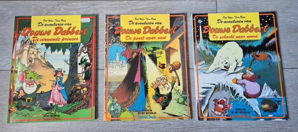 3x Douwe Dabbert, Meerdere stripboeken, Ophalen of Verzenden, Gelezen