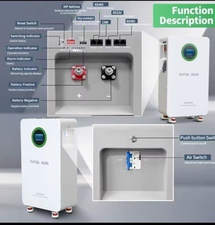 Thuisbatterij / thuisaccu 16kWh nieuw, Doe-het-zelf en Verbouw, Zonnepanelen en Toebehoren, Ophalen, Nieuw, Overige typen