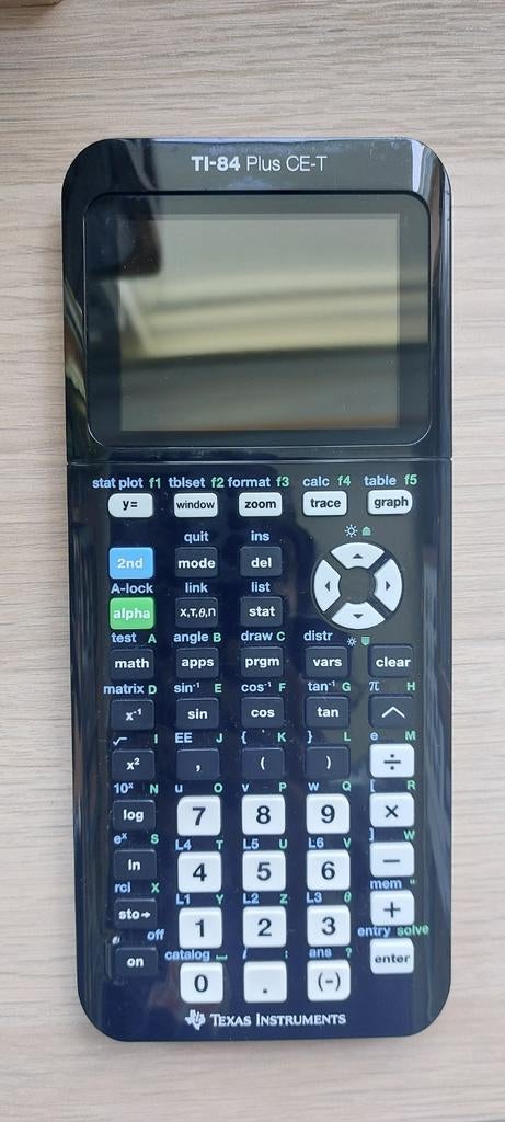 TI-84 Plus CE-T gebruikt, Diversen, Rekenmachines, Verzenden, Grafische rekenmachine