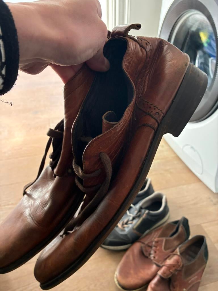 Heren schoenen maat 46, Ophalen, Zo goed als nieuw, Bruin