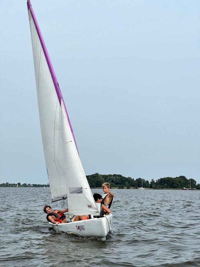 Topaz open zeilboot, Watersport en Boten, Open zeilboten, Gebruikt, Overige typen, 3 tot 6 meter, Polyester, Geen motor, Overige brandstoffen