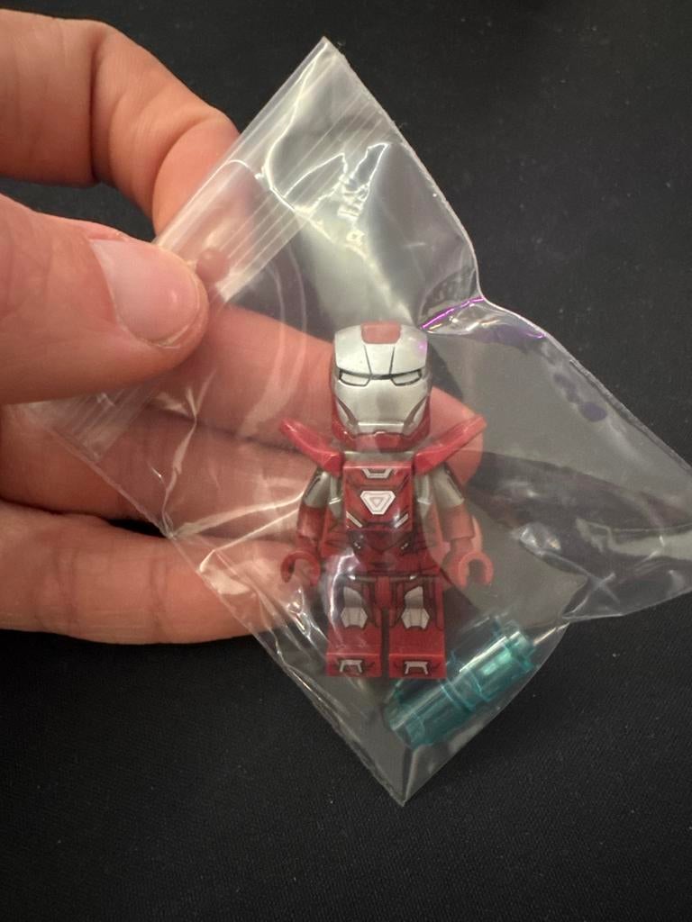 Lego Silver Centurion Iron Man minifiguur, Kinderen en Baby's, Speelgoed | Duplo en Lego, Ophalen of Verzenden, Zo goed als nieuw