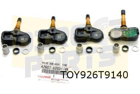 Lexus/ Toyota TPMS sensorset (O.E.M. Toyota / Lexus) Origine