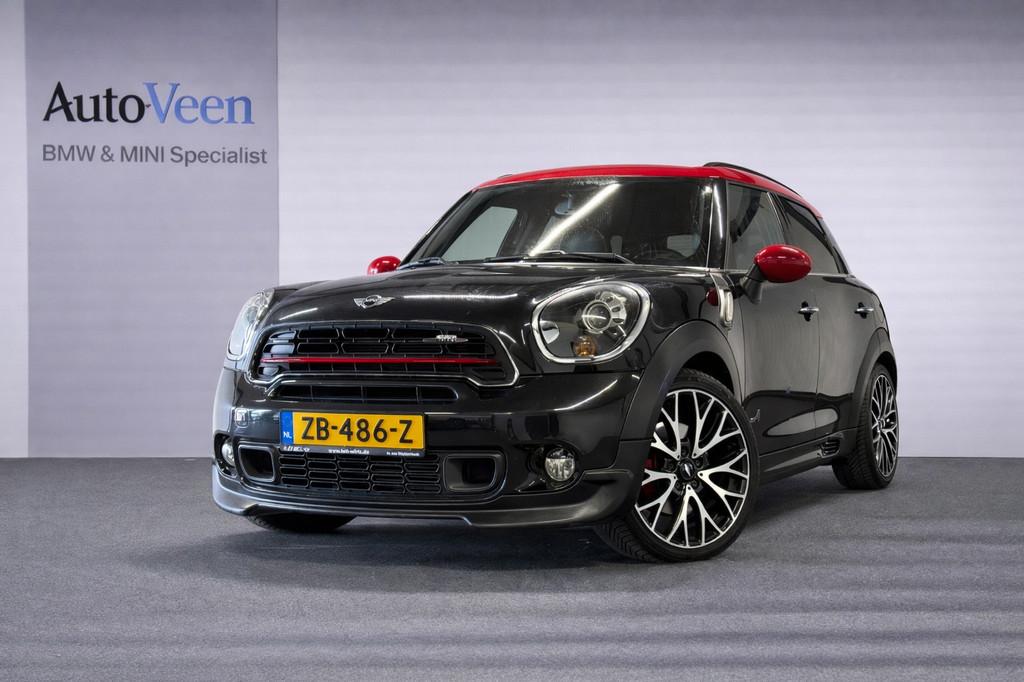 Mini Countryman 1.6 John Cooper Works ALL4 Chili (LEDER, HAR, Auto's, Mini, Euro 5, Navigatiesysteem, Gebruikt, Leder en Stof