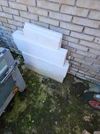 Verschillende gipsblokken, Ophalen