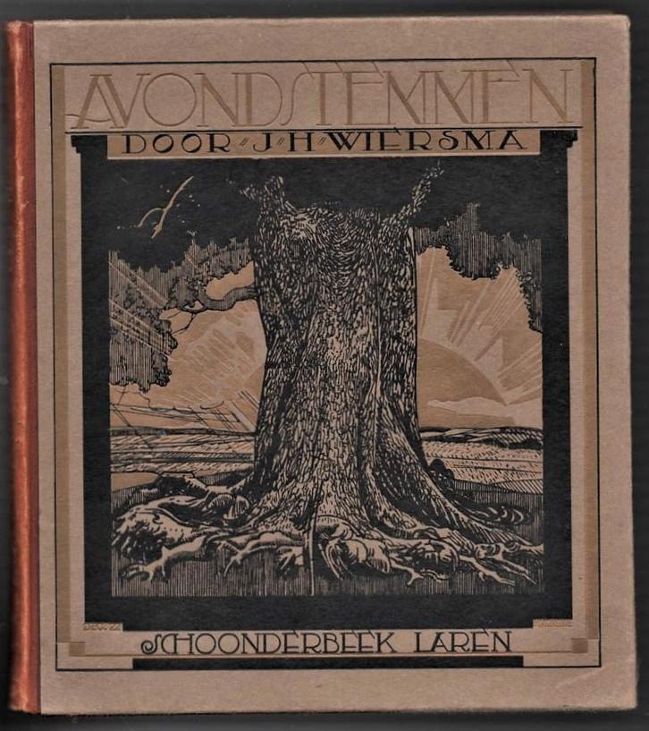 Avondstemmen ~ Wiersma ~1923 ~ Bandontwerp Henri v.d. Velde, Boeken, Gedichten en Poëzie, Gelezen, Eén auteur, Verzenden