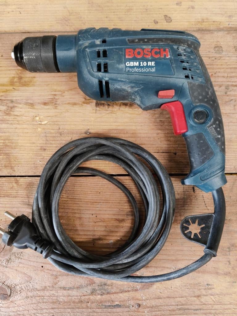 Bosch GBM 10 RE boormachine, Doe-het-zelf en Verbouw, Gereedschap | Boormachines, Ophalen, Boormachine