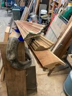 Hardhouten sierlijsten, Ophalen of Verzenden, Gebruikt, Buitendeur, 200 tot 215 cm