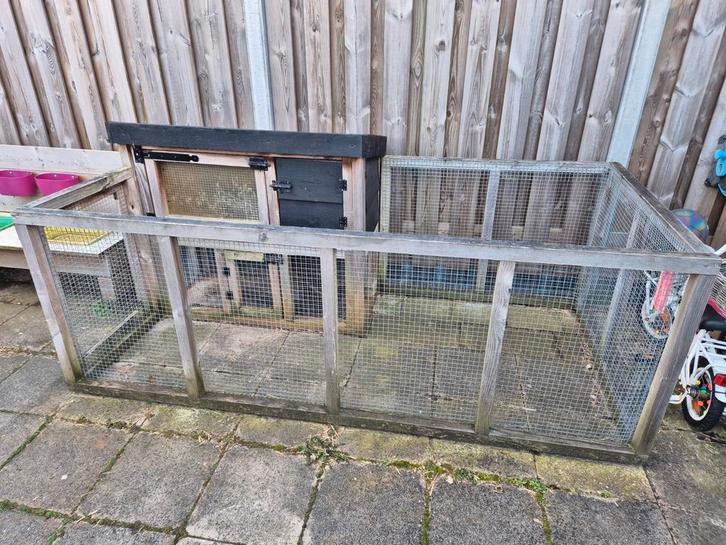 Konijnenhok, Dieren en Toebehoren, Knaagdieren en Konijnen | Hokken en Kooien, Hok, 90 cm of meer, 110 cm of meer, Ophalen