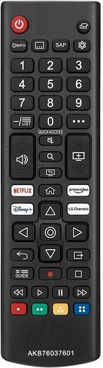 LG Afstandsbediening AKB 76037601 LED OLED  Smart TV 4K 8K, Ophalen of Verzenden, Nieuw, Universeel, Tv