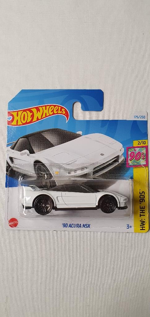 Hot Wheels 90 Acura NSX wit, Ophalen of Verzenden, Nieuw, Auto