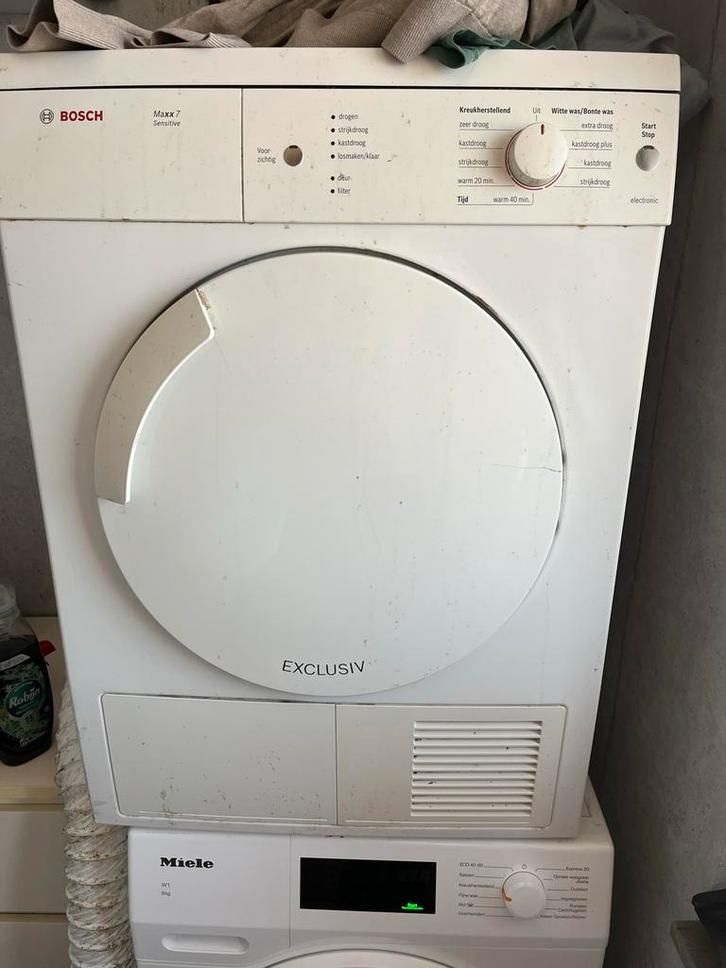 Bosch Maxx 7 Sensitive Droger - Goede staat, Witgoed en Apparatuur, Wasdrogers, Gebruikt, Condens, Voorlader, 6 tot 8 kg, 85 tot 90 cm