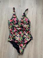 WE dames badpak corrigerend met bloemenprint maat M ZGAN, Ophalen of Verzenden, Zo goed als nieuw, Overige kleuren, Badpak